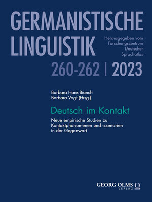 cover image of Deutsch im Kontakt